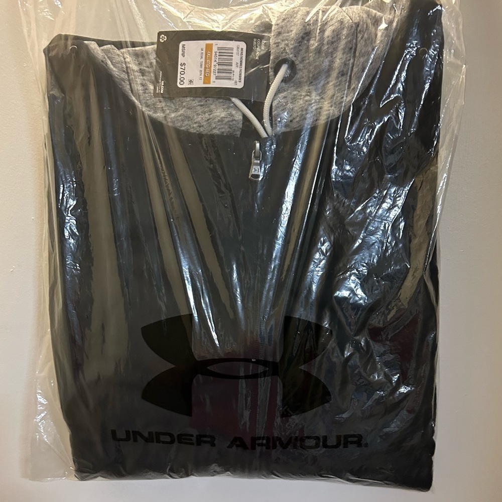 NWT Under Armour 4xl Full Zip Hoodie